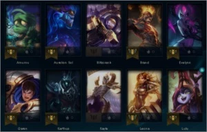 CONTA SMURF FERRO 3 COM 10 SKINS - League of Legends LOL