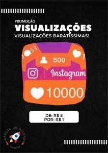 [PROMOÇÃO] 1K DE VISUALIZAÇÕES EM VIDEOS + REELS + IGTV! - Social Media