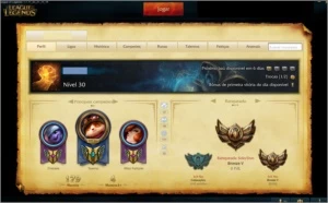 CONTA DE LOL BRONZE V+58 CAMPEÕES+9 SKINS/LEGADO - League of Legends