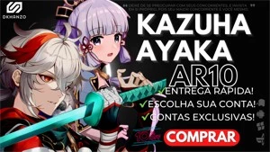✨Genshin Impact conta kazuha +ayaka+mona +diluc  AR10 ✨