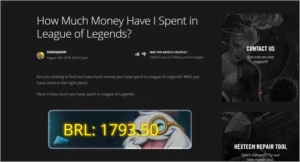 Conta League Of Legends 124 Skins, 120 Campeoes,Gold IV Flex LOL