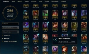 Conta League Of Legends 124 Skins, 120 Campeoes,Gold IV Flex LOL