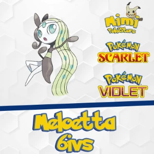 Meloetta 6IVs legítima de evento - Pokémon Scarlet e Violet - Outros