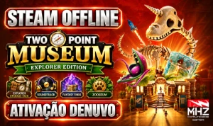Two Point Museum + Todas as DLCS - Steam Offline