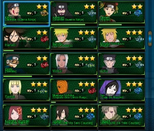Conta naruto online top 54 com hindra,server s658 nagato - Outros