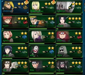 Conta naruto online top 54 com hindra,server s658 nagato - Outros
