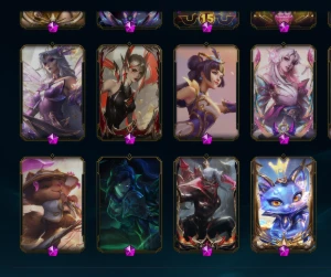 League of Legends 678 skins, 3 skins limitadas 1 Transcedida LOL