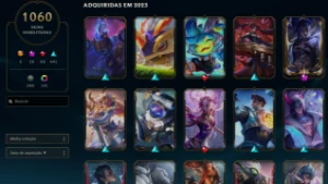 VENDO CONTA LOL + VALORANT (1060 SKINS) - League of Legends