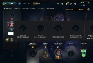 Unranked com 35 Champs e 6 Skins - League of Legends LOL