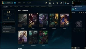 Conta Platina ( A mais BARATA do site ) - League of Legends LOL