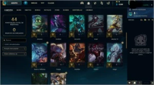 Conta Platina ( A mais BARATA do site ) - League of Legends LOL