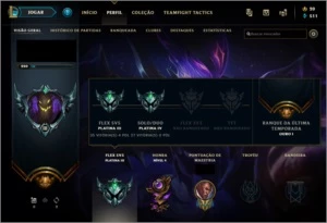 CONTA LOL QUASE  FALTANDO 14 CAMPEÕES GOLD 1 58 SKINS - League of Legends