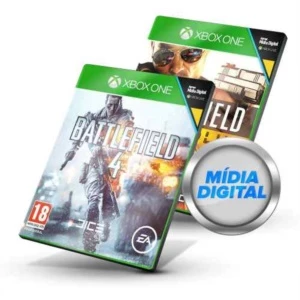 Pacote Battlefiled 4 + Hardline - Xbox One - Digital