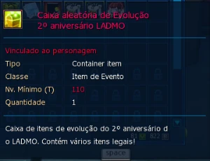 LADMO Omega Starter Uniforme Perma 2º Níver e Digis SSS/SSS+ - Digimon Masters Online