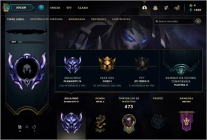 Conta Damante 4 com + fe 400 Skins - League of Legends LOL