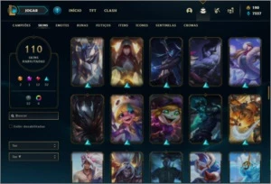 Conta prata 2 com 150 champs e 110 skins ( MAIN JG / MID ) - League of Legends LOL