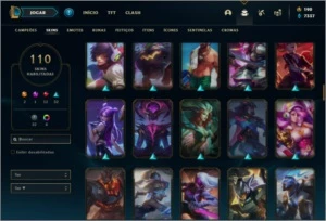 Conta prata 2 com 150 champs e 110 skins ( MAIN JG / MID ) - League of Legends LOL
