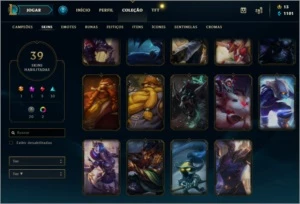 Conta league of Legends gold 3 level 268 LOL
