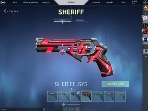 Conta de valorant com bastante skin e no precin