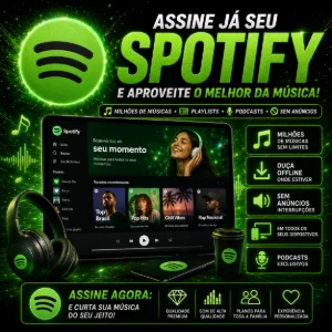 Spotify Premium  - MENSAL - Assinaturas e Premium