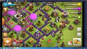 Clash Of Clans CV9 - 575 gemas, nick change e construtores 5