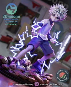 Killua - Hunter X Hunter 3d stl - Outros