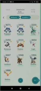 Conta lv 40 com 400 shinies e Go fest jogada - Pokémon