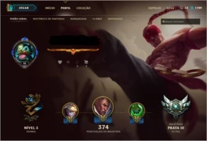 CONTA NÍVEL 52: ELO PRATA 3 COM 81 CAMPEÕES E 41 SKINS!!! - League of Legends LOL
