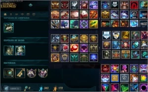 Conta league of legends gold s6,s5. 150 skins,36k de ip LOL