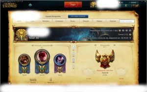 Conta league of legends gold s6,s5. 150 skins,36k de ip LOL