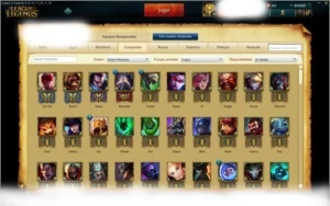 Conta league of legends gold s6,s5. 150 skins,36k de ip LOL