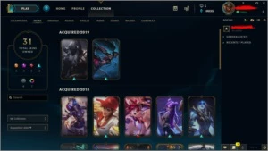 CONTA PLATINA 2 - League of Legends LOL