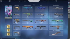 CONTA VALORANT, MAIS DE 1k EM SKINS + CONTA LOL