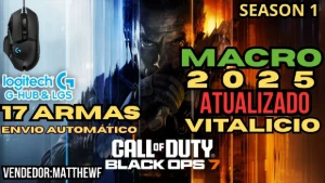 Call of Duty Warzone & Black Ops 7 Logitech No Recoil Macro COD