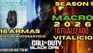 Call of Duty Warzone & Black Ops 7 Logitech No Recoil Macro COD