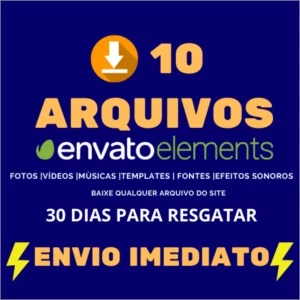 Envato Elements 10 Downloads [Qualquer Arquivo]