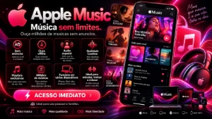 Apple Music Premium | 30 DIAS +100 Milhões de Músicas - Ativ