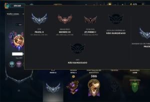 Bronze 3 com 130 Champs e 102 Skins ( Mais de 250 Jogos ) - League of Legends LOL