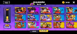 Conta 3 em 1: brawl, clash of clans e squad busters - Brawl Stars