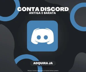  CONTAS DO DISCORD VERIFICADAS POR E-MAIL E TELEFONE.