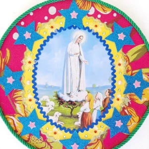 Quadro Religioso Nossa Senhora de Fátima - Artesanato e Personalizados