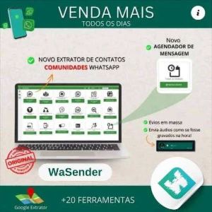 WaSender 3.7 Vitalício + Gerador de Licença +Tutorial - Outros