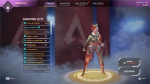 Conta Apex (PC) Herança/Heirloom Wraith - Apex Legends