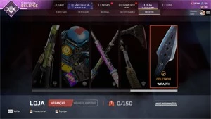 Conta Apex (PC) Herança/Heirloom Wraith - Apex Legends