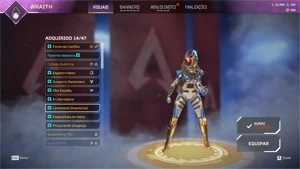 Conta Apex (PC) Herança/Heirloom Wraith - Apex Legends