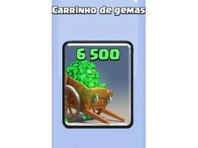 CLASH ROYALE CARRINHO DE GEMAS (6.500) [GIFT CARD] - Gift Cards