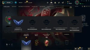 Conta Lol - Diamante 4, 63% De Wr(E-Mail Não Verificado) - League of Legends