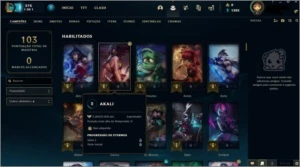 Conta de lol platina IV nível 45 - League of Legends