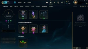 Conta de lol platina IV nível 45 - League of Legends