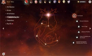 conta AR 55  diluc c1 e outros 8 - Genshin Impact